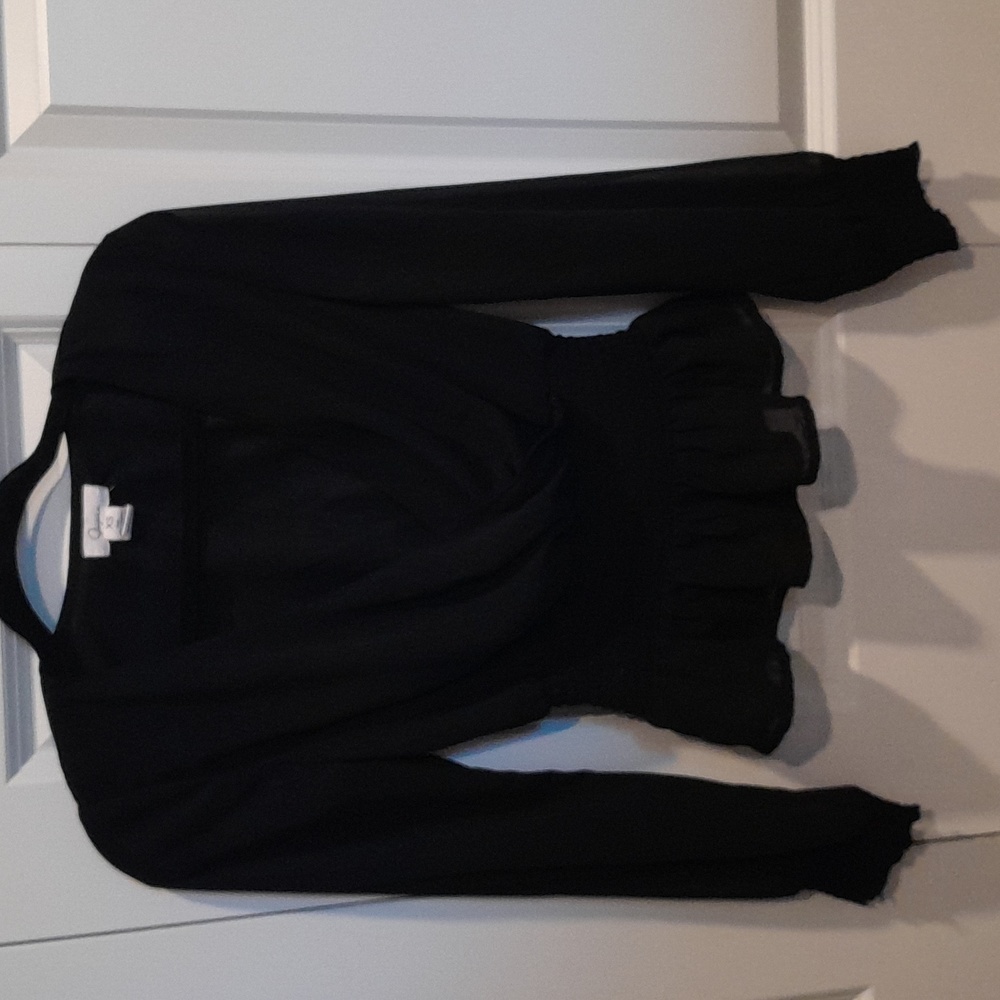 "Japna" Black Blouse XS